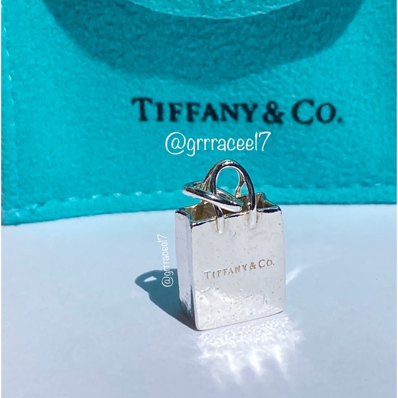 AUTH VINTAGE Tiffany & Co. Shopping bag🛍️ charm/pendant - Picture 11 of 16